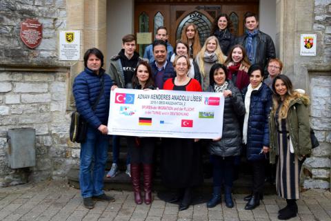 Delegation des Erasmus-Projekts zu Gast bei der VG